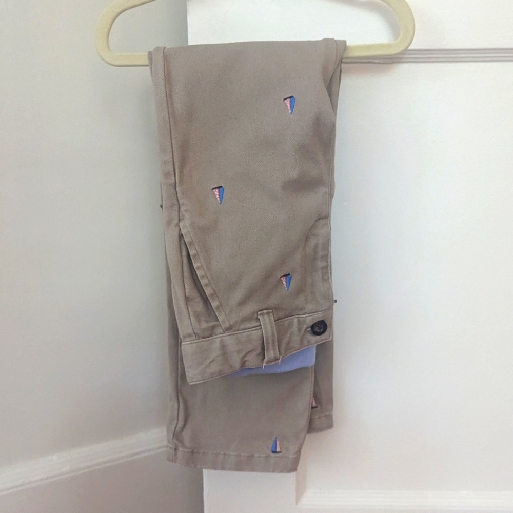 Janie and Jack sailboat chino pants